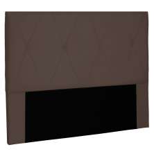 Cabeceira Estofada Cama Box Casal Queen Size Aquilla 160cm Suede Café - Desk Design