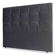 Cabeceira Estofada Cama Box Casal Queen Size Fiorella 160cm Suede Cinza - Desk Design