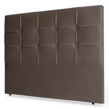 Cabeceira Estofada Cama Box Casal Queen Size Fiorella 160cm Suede Marrom - Desk Design
