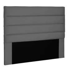 Cabeceira Estofada Cama Box Casal Queen Size La Italian 160cm Suede Cinza - Desk Design
