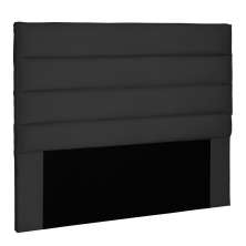 Cabeceira Estofada Cama Box Casal Queen Size La Italian 160cm Suede Preto - Desk Design