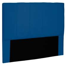 Cabeceira Estofada Cama Box Casal Queen Size Ravenna 160cm Suede Azul Marinho - Desk Design