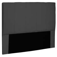 Cabeceira Estofada Cama Box Casal Queen Size Ravenna 160cm Suede Preto - Desk Design