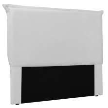 Cabeceira Estofada Cama Box Casal Queen Size Veneza 160cm Corano Branco - Desk Design