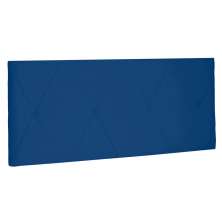 Cabeceira Painel Estofada Cama Box Casal Queen Aquilla 160cm Suede Azul Marinho - Desk Design