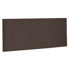 Cabeceira Painel Estofada Cama Box Casal Queen Aquilla 160cm Suede Café - Desk Design