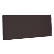 Cabeceira Painel Estofada Cama Box Casal Queen Esmeralda 160cm Suede Café - Desk Design