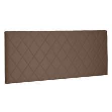 Cabeceira Painel Estofada Cama Box Casal Queen Esmeralda 160cm Suede Caramelo - Desk Design