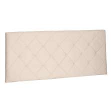 Cabeceira Painel Estofada Cama Box Casal Queen Tânia 160cm Suede Bege - Desk Design