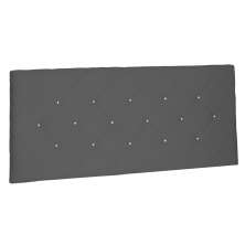 Cabeceira Painel Estofada Cama Box Casal Queen Tânia 160cm Suede Cinza - Desk Design