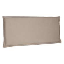Cabeceira Painel Estofada Cama Box Casal Queen Veneza 160cm Suede Bege - Desk Design