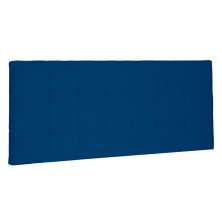 Cabeceira Painel Estofada Cama Box Casal Queen Verona 160cm Suede Azul Marinho - Desk Design