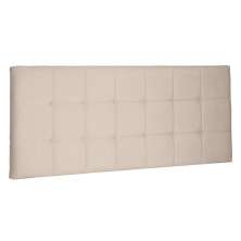 Cabeceira Painel Estofada Cama Box Casal Queen Verona 160cm Suede Bege - Desk Design