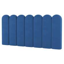 Painel Cabeceira Cama Box Solteiro Lana 100cm Suede Azul - Desk Design