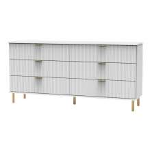 Cômoda Ditália 6 Gavetas DM-240 cor:branco