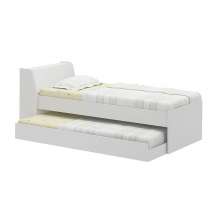 Cama Solteiro Bicama Ditália BB-28 Branco