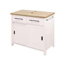 Gabinete Armário Banheiro Ditália BN-04 cor:branco