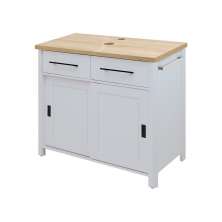 Gabinete Armário Banheiro Ditália BN-04 cor:cinza