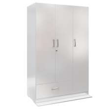 Guarda Roupa Ditália 3 Portas 1 Gaveta DM-578 Cor:Branco
