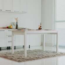 Mesa de Jantar Ditália JA-225 Cor:Branco