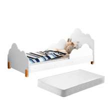 Cama Princesa Celeste Branca com Colchão