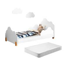 Cama Princesa Celeste Branca com Colchão e 2 Luminárias Soninho
