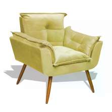 Poltrona Decorativa Opala - Amarelo