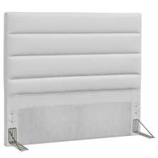 Cabeceira Quarto Casal Queen Greta 160cm Corano Branco - D'Monegatto