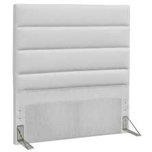 Cabeceira Quarto Solteiro Greta 90cm Corano Branco - D'Monegatto