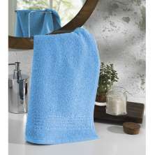 Kit Toalha de Lavabo Felpudo Liso Prisma Turquesa 4 peças Dohler