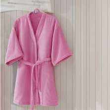 Roupão infantil Velour Liso Dohler - M Rosa