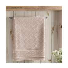 Toalha de Banho Felpudo Liso Banhão Jacquard Confort Nude Dohler