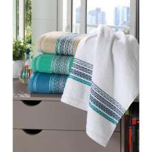 Toalha de Banho Felpudo Liso Jacquard Premium Verde