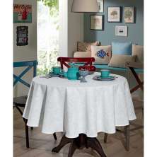 Toalha de Mesa Redonda Clean Athenas Edite Dohler