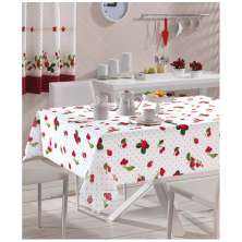 Toalha de Mesa Retangular 6 Lugares Genebra Iolanda Estampada Dohler
