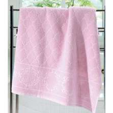 Toalha de Rosto Felpudo Liso Classic Rosa
