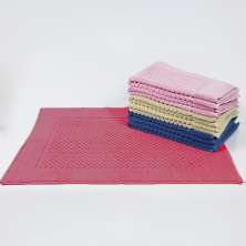 Toalha para Piso Felpudo Liso Prime Rosa