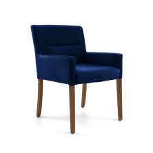 Poltrona Angel Veludo I Azul Marinho
