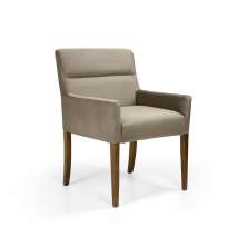Poltrona Angel Veludo IV Marrom