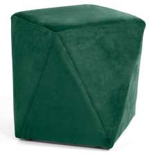 Puff Decorativo Ametista B-303 Veludo Verde - Domi