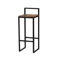Banqueta Alta Balcão Bistrô Industrial Premium Madeira Imbuia