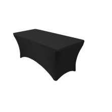 Capa Spandex para mesa 1,52m x 70cm Preta