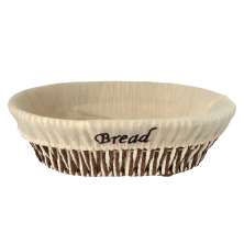Cesta Bread Marrom e Branca