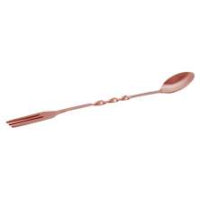 Colher Bailarina com Garfo Cobre 23 cm
