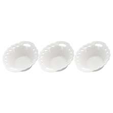 Conjunto com 3 Bowls Hand Food Branco