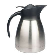 Garrafa Térmica Simples Prata e Preta