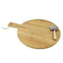 Jogo com 2 Peças para Pizza Yummy Marrom 35 cm