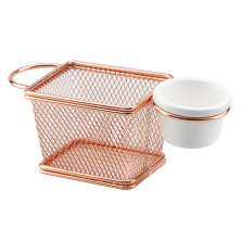 Mini Cesta com Molheira Fry Rosê