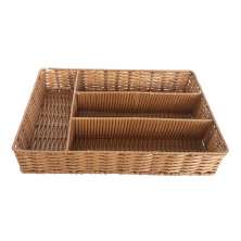 Porta Talheres Organize Marrom 34 cm