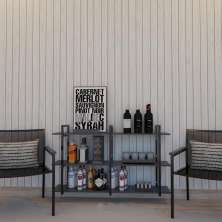 Aparador para bebidas industrial aparador suspenso prateleira de parede prateleira mdf prateleira de ferro e madeira